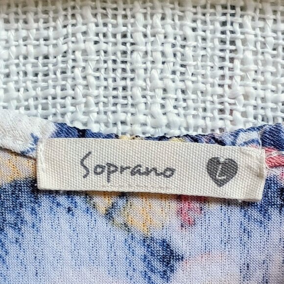 Large Soprano vibrant casual above the knee buttery soft sundress - Picture 3 of 6